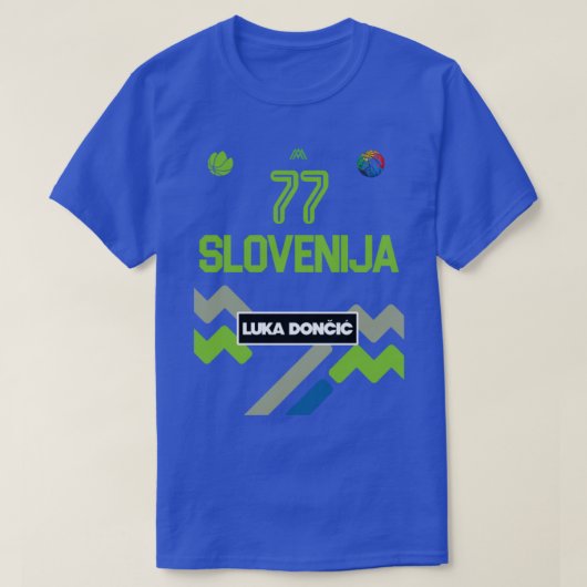 Luka Doncic Slovenië Jersey Fan Design1 T-shirt (Design voorkant)