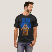 Luka Doncic, vintage shirt, basketball shirt (Voorkant volledig)