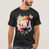 Luka Fan Basketball Sports T-shirt (Voorkant)