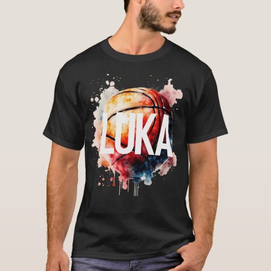 Luka Fan Basketball Sports T-shirt (Voorkant)