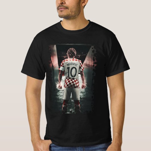 Luka modric klassieker t-shirt (Voorkant)