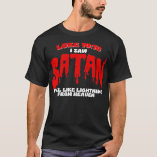 Lukas 1018 Ik zag Satan herfst als bliksem van hea T-shirt