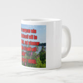 Lukas 14:11 WEBU Mug Grote Koffiekop (Voorkant rechts)