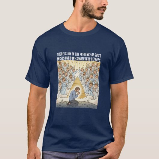 Lukas 15:10 t-shirt (Voorkant)