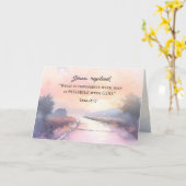 Lukas 18:27 Jezus antwoordde Mogelijk met God Bijb Kaart (Gele Bloem)