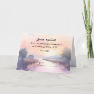 Lukas 18:27 Jezus antwoordde Mogelijk met God Bijb Kaart