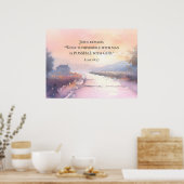 Lukas 18:27 Jezus antwoordde Mogelijk met God Bijb Poster (Keuken)