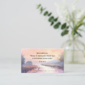 Lukas 18:27 Mogelijk bij God, Jezus Bijbelvers Visitekaartje (Staand voorkant)