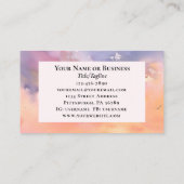 Lukas 18:27 Mogelijk bij God, Jezus Bijbelvers Visitekaartje (Achterkant)