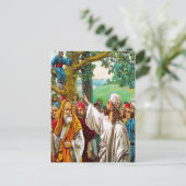 Lukas 19:1-10 Jezus redt een briefkaart van een to (Staand voorkant)