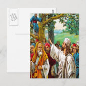 Lukas 19:1-10 Jezus redt een briefkaart van een to (Voorkant / Achterkant)