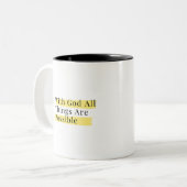 Lukas 1:37 tweekleurige koffiemok (Voorkant links)