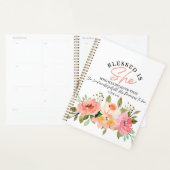 Lukas 1:45 Gezegend is zij, de bloemige Schrift Planner (Display)