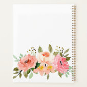 Lukas 1:45 Gezegend is zij, de bloemige Schrift Planner (Achterkant)