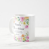 Lukas 1:45 Gezegend is zij, Vrouwengeschriften, Bl Koffiemok (Voorkant links)