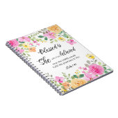 Lukas 1:45 Gezegend is zij, Vrouwengeschriften, Bl Notitieboek (Rechterzijde)