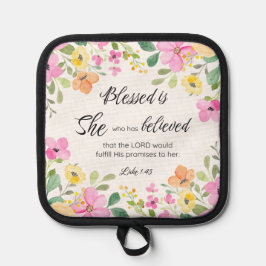 Lukas 1:45 Gezegend is zij, Vrouwengeschriften, Bl Pannenlap