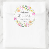 Lukas 1:45 Gezegend is zij, Vrouwengeschriften, Bl Ronde Sticker (Tas)