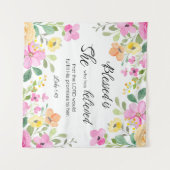 Lukas 1:45 Gezegend is zij, Vrouwengeschriften, Bl Wandkleed (Voorkant (horizontaal))