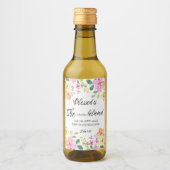 Lukas 1:45 Gezegend is zij, Vrouwengeschriften, Bl Wijn Etiket (Voorkant)