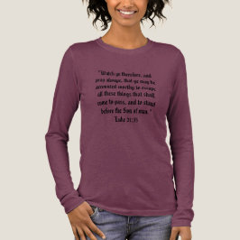 Lukas 21:35 Tri-Blend shirt