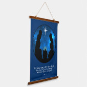 Lukas 2:11   hangend wandkleed (Gebogen)