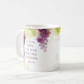 Lukas 5:37 Nieuwe wijn in oude wijnzakken Bijbelve Koffiemok (Voorkant links)