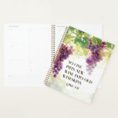 Lukas 5:37 Nieuwe wijn in oude wijnzakken Bijbelve Planner (Display)