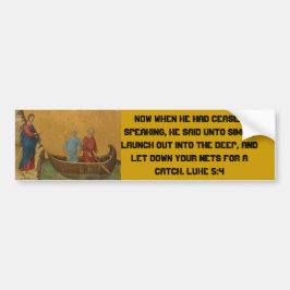 Lukas 5:4 bumpersticker