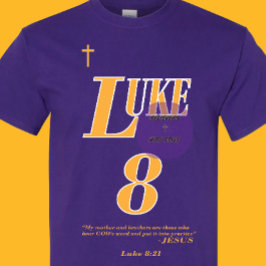 Lukas 8:21 Bijbelse Schrift - Christelijk - (1of2) T-shirt
