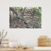 Luke 10:19 het Poster van de Manuscript (Keuken)