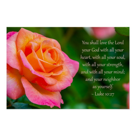 Luke 10:27 Print, Value Poster Paper (Semi-Gloss) (Voorkant)