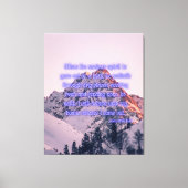 Luke 11:24 Bijbel Verse KJV Pic Wall Art Canvas Afdruk (Voorkant)