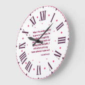 Luke 11:24 KJV Bijbel Verse Roman Numeral Grote Klok (Hoek)