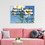 Luke 11:28 Bijbelverse KJV Pic Wall Art Canvas Afdruk (Insitu (Woonkamer))