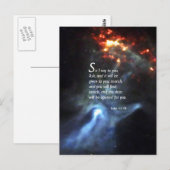 Luke 11:9 briefkaart (Voorkant / Achterkant)