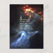 Luke 11:9 briefkaart (Voorkant)