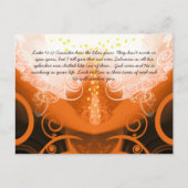 Luke 12:27 overweeg hoe de leugens groeien. briefkaart (Voorkant)