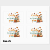 Luke 12:27 rechthoekige sticker (Vel)