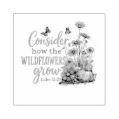 Luke 12:27 rubberstempel (Afrduk)