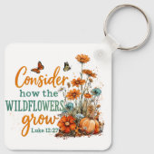 Luke 12:27 sleutelhanger (Achterkant)