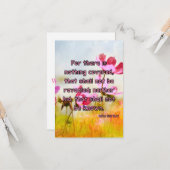 Luke 12:2 KJV Bijbel Verse Pic Flat Wenskaart Kaart (Voorkant / Achterkant in situ)