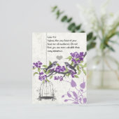 Luke 12:7 u bent waardevoller dan vele vongen briefkaart (Staand voorkant)