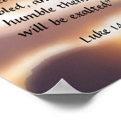 Luke 14:11 poster (Hoek)