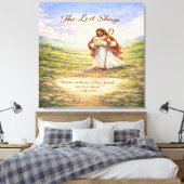 Luke 15 Parable Lost Sheep Canvas Afdruk (Insitu (Slaapkamer))