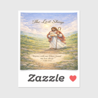 Luke 15 Parable Lost Sheep  Sticker