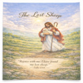 Luke 15 Parable Lost Sheep Sticker (Voorkant)
