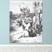 Luke 15B The Prodigal Son in His Father's Arms Canvas Afdruk (Insitu (Houten vloer))