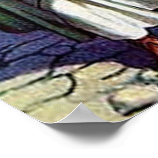 Luke 17:11-19 Tien Lepers gereinigd Poster (Hoek)