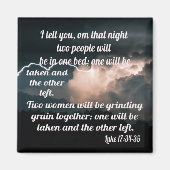 Luke 17:34-35 magneet (Voorkant)